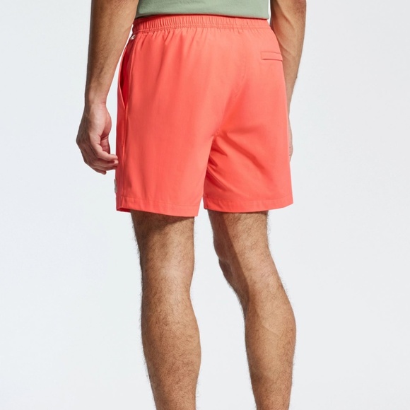 Samos Hydrochromic Hot Coral Swim Trunks - Picture 5 of 5